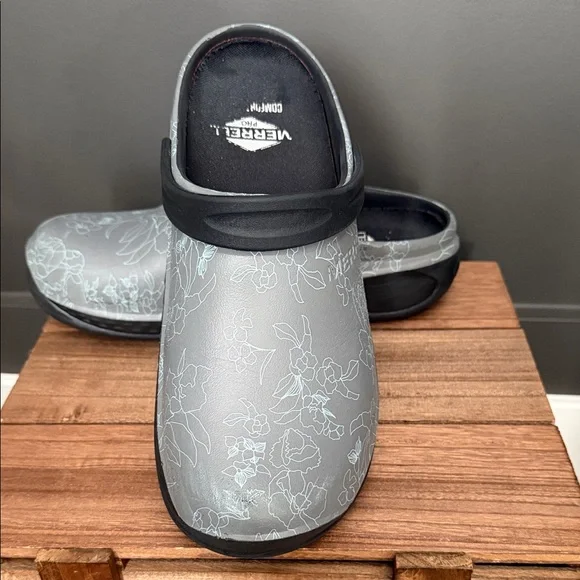 Merrell Women's Encore Service Pro Size 11 Charcoal Oil and Slip Resistant Shoe - Picture 2 of 13